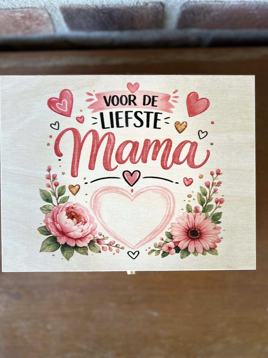 Creaties van hier - Theedoos 6 vaks MAMA