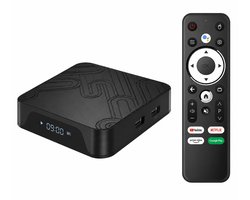 Tibagoods Mediaplayer - Android TV Box 4K HDR - Geschikt voor chromecast streaming - Mediabox - Tv Dongel - Streaming box met wifi - Creëer je SMART TV - Geschikt voor alle soorten streaming apps