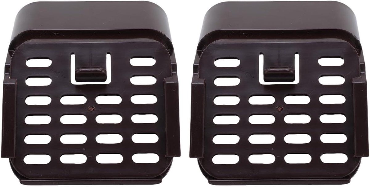 Dakgoot Regenpijp Connector - Afvoer Hulpstuk - Waterafvoer Beheren - Dierveilige Deksel - 3x4 Inch - Bruin