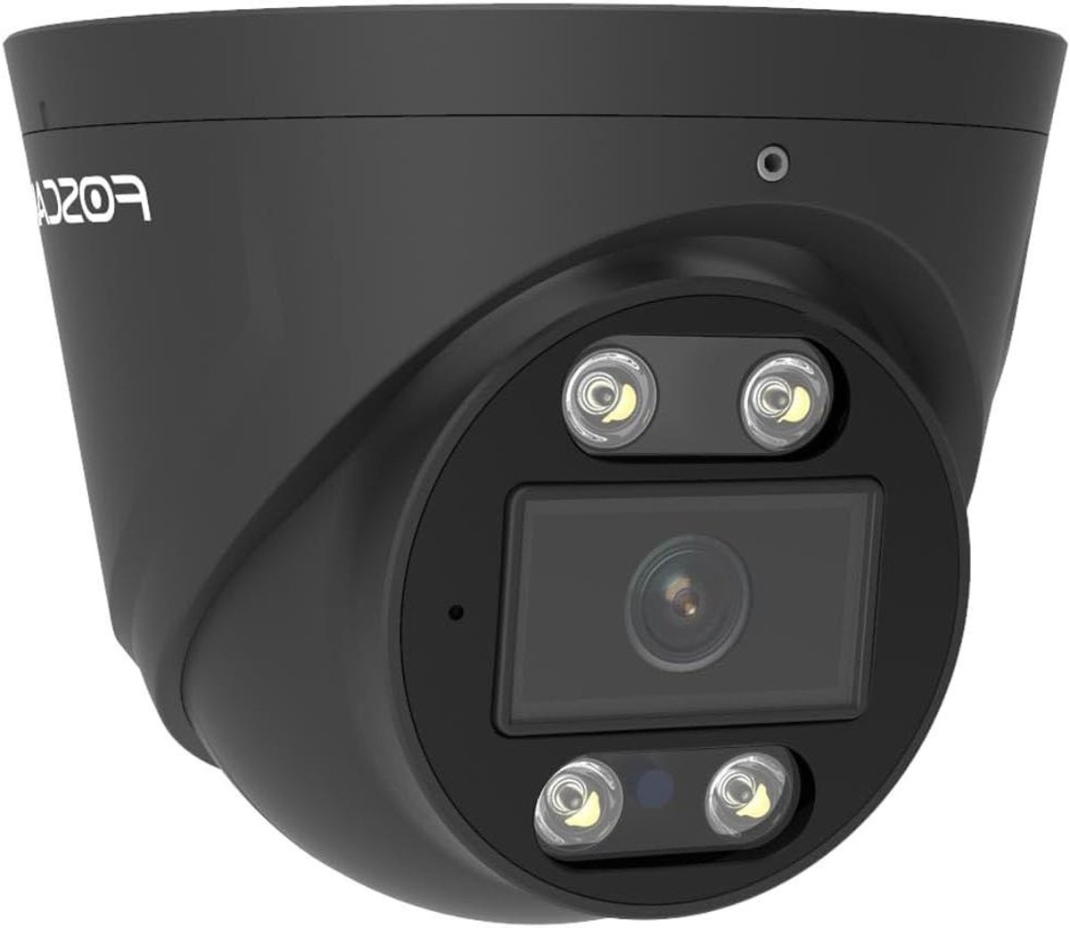 Bewakingscamera Dome - IP Camera Beveiliging - Huis Beveiligen - Met Spotlights en Sirene - 8 MP - Zwart