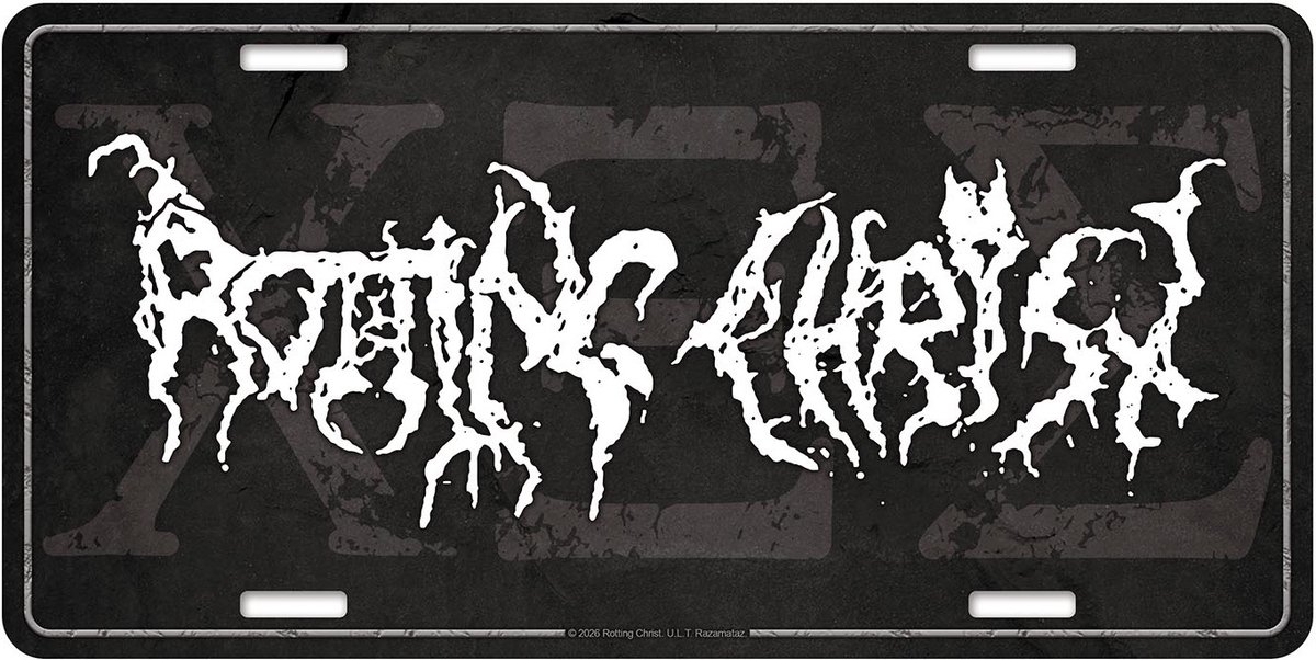 Rotting Christ - 666 - USA Nummerplaat