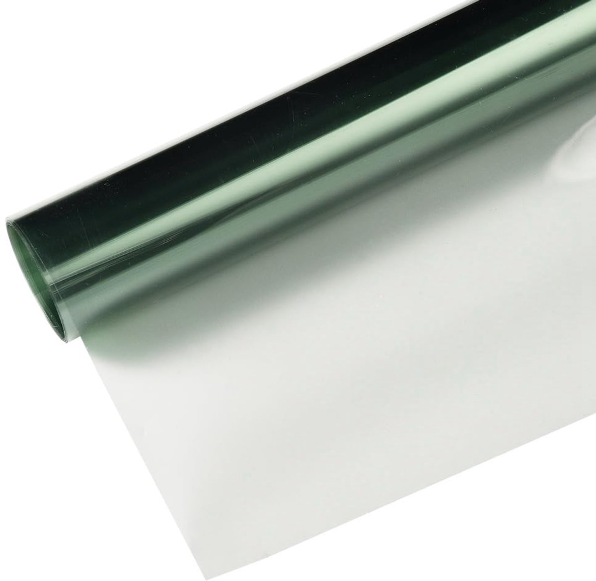 SnelShoppen - Tint folie voor de auto, 80% VLT lichtgroen, zonwerende folie met UV-bescherming, warmtebescherming, autoraamfolie voor achterruit en zi