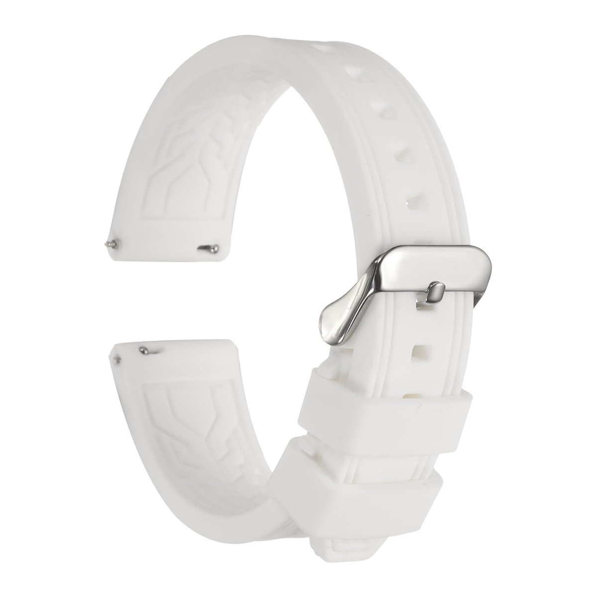 Dailygoods - QUARKZMAN Silicone Horlogeband 22mm - Zacht en Waterdicht