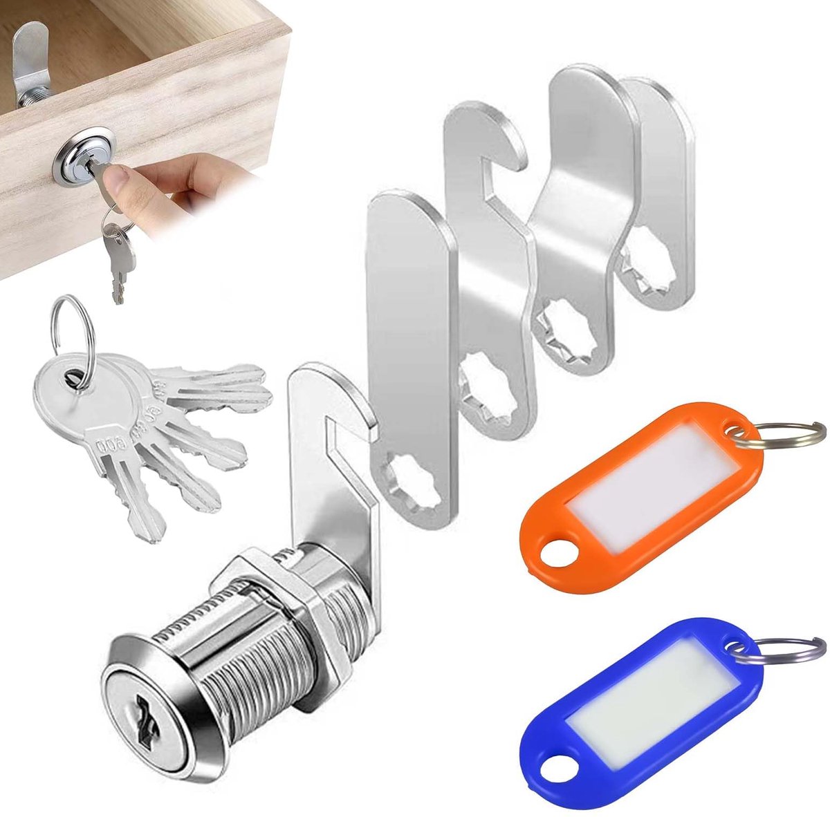 Dailygoods - Multifunctionele Postvakslot met Sleutels