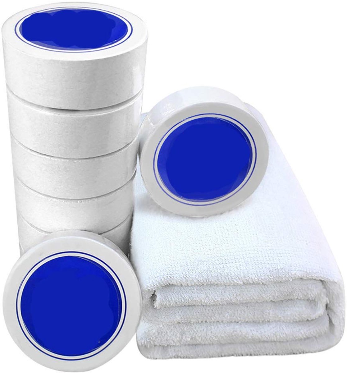Dailygoods - Draagbare Gecomprimeerde Handdoek - 5 Stuks voor Camping en Reizen