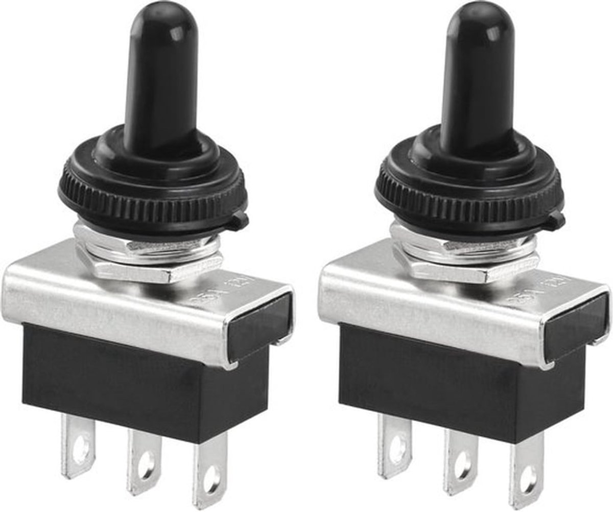 Toggelschakelaar - Waterdicht - 12V - 25A - Perfect voor auto en motorfiets - Set van 2