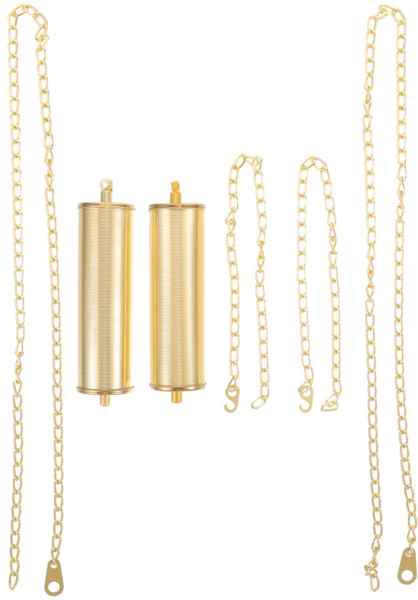 Dailygoods - Iron Chain Weight voor Wandklok - Decoratieve Gewichten voor Klokken