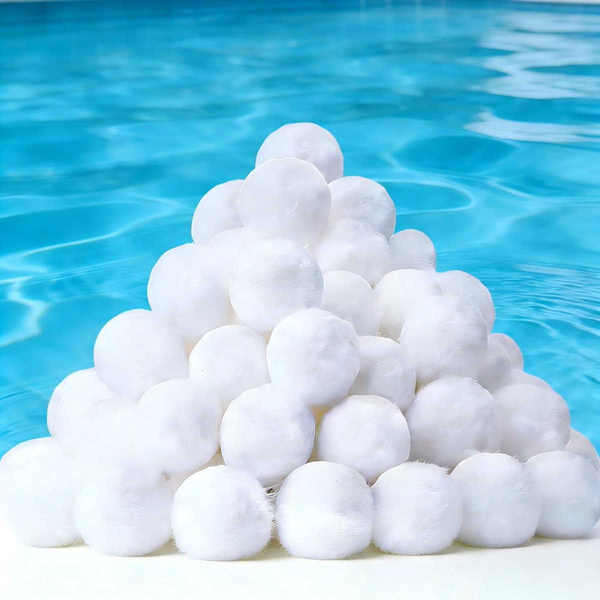 Dailygoods - Filter Balls voor Zwembaden - Vervangt 8 kg Filterzand