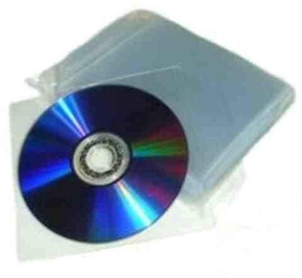 - Transparante CD/DVD Hoezen - Hoge Kwaliteit - Bescherming en Opslag - Set van 100 - Duurzaam en Praktisch - Voor CD's en DVD's - Doorzich..