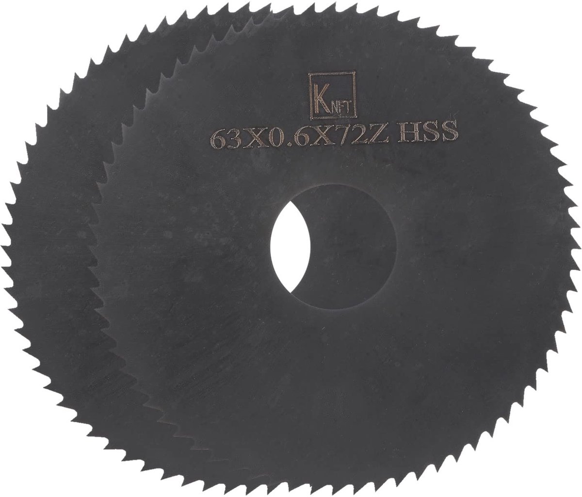 Dailygoods - 2 Stuks Cirkelzaagbladen 63mm voor Bewerking - Voor Aluminium, Metaal, Kunststof en Hout