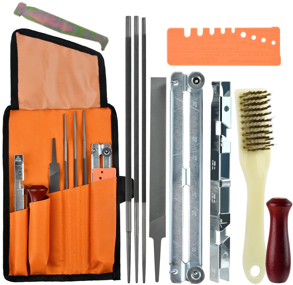Dailygoods - Kettingzaag Set 11 Stuks - Slijpset voor Kettingzagen