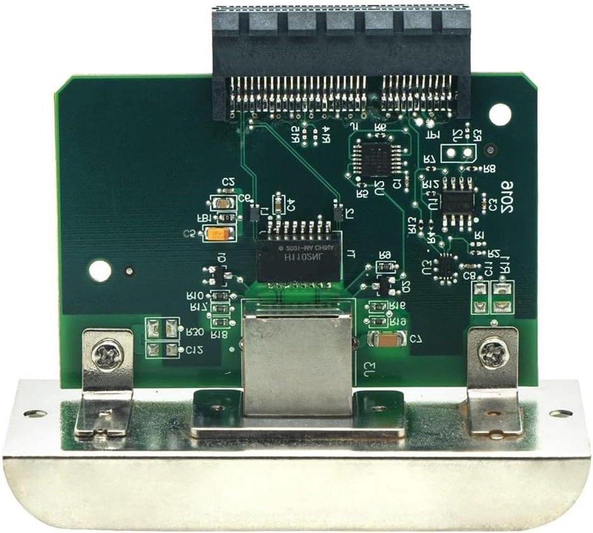 Ethernet Print Server - Netwerkkaart Printer - Label Printer Verbinding - Geoptimaliseerd voor ZT-Series - 1 Pack - Zilver Groen