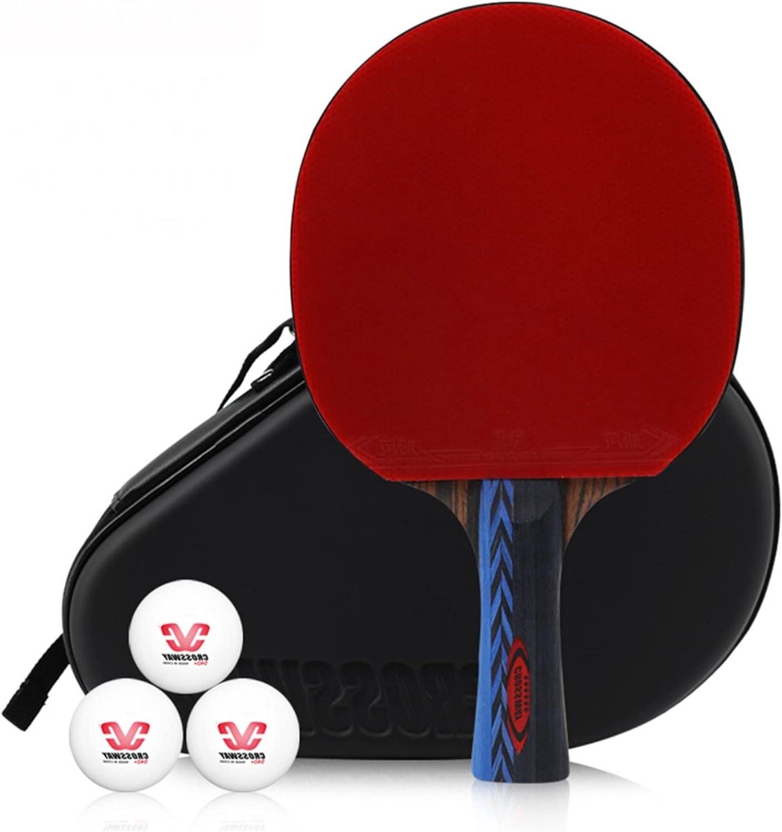 Tafeltennisracket - Pingpongbatje Professioneel - Aanvallend Spelen - Carbon Bodemplaat - 15x25cm - Niet gespecificeerd