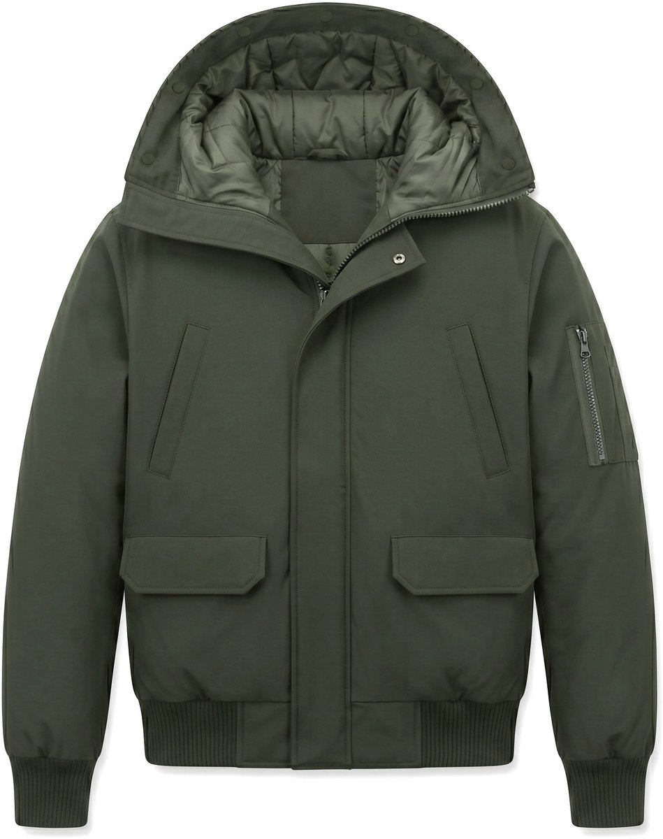 Herenjas - Winterjas Heren - LF8821 - Groen - Maat XL