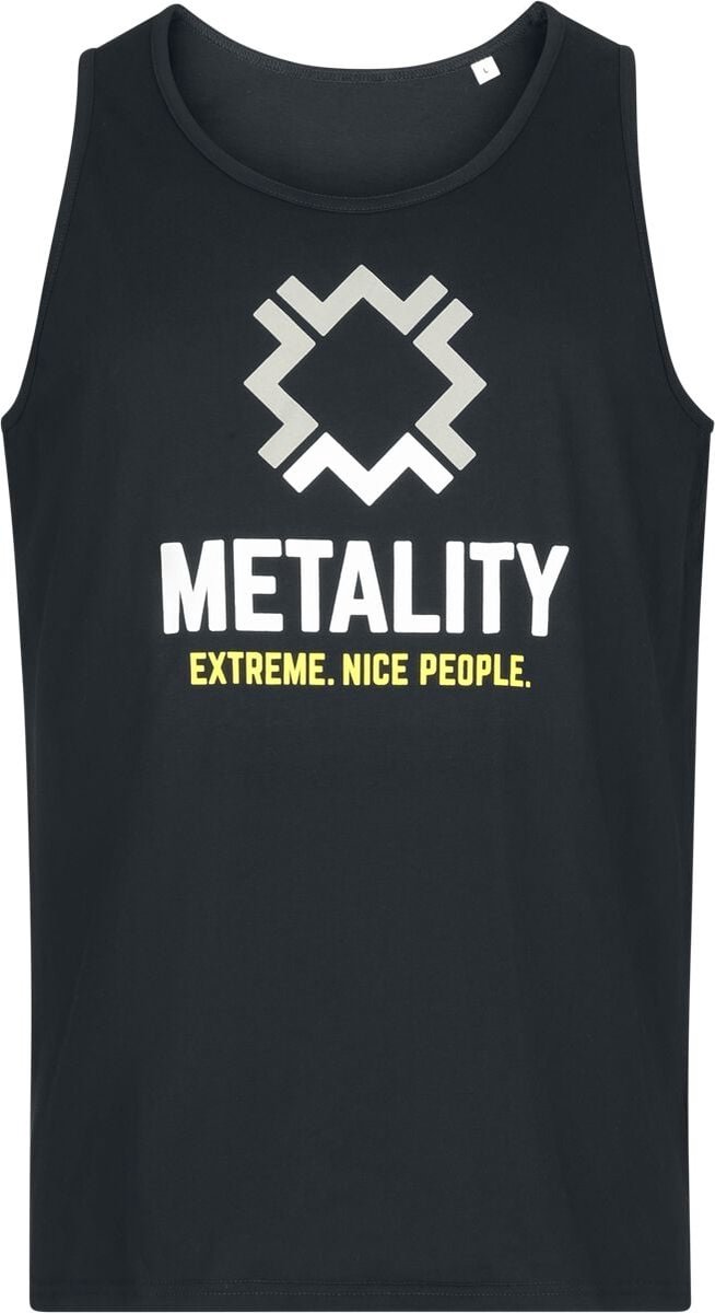 Metality Herren-Tank Top Dames Top - zwart - M
