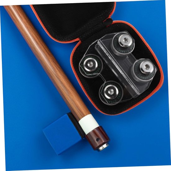 Keu Rechtheidschecker - Keu Tester - Biljart Trainen - Nauwkeurige Inspectie - 6 cm - Transparant — afbeelding 2