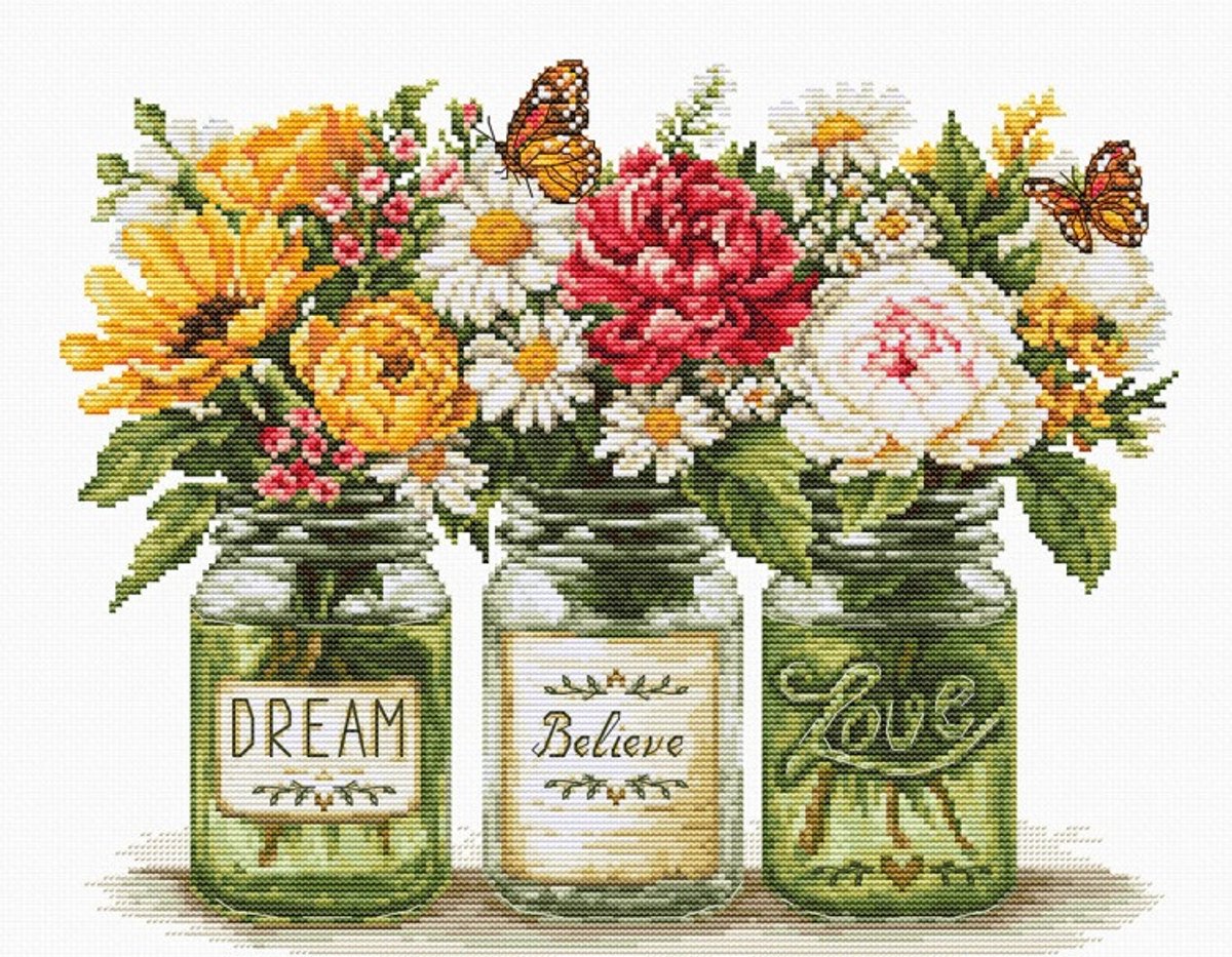 Borduurpakket Luca-S - Dream Before Love - Droom voor Liefde (WEEFSTOF) - BA7064