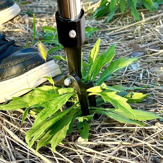 Onkruidtrekker - Onkruidverwijderaar Wieden - Gazon Onderhoud - Verstelbare Lange Handgreep - 44 Inch - Zilver van Merkloos	 — afbeelding 4