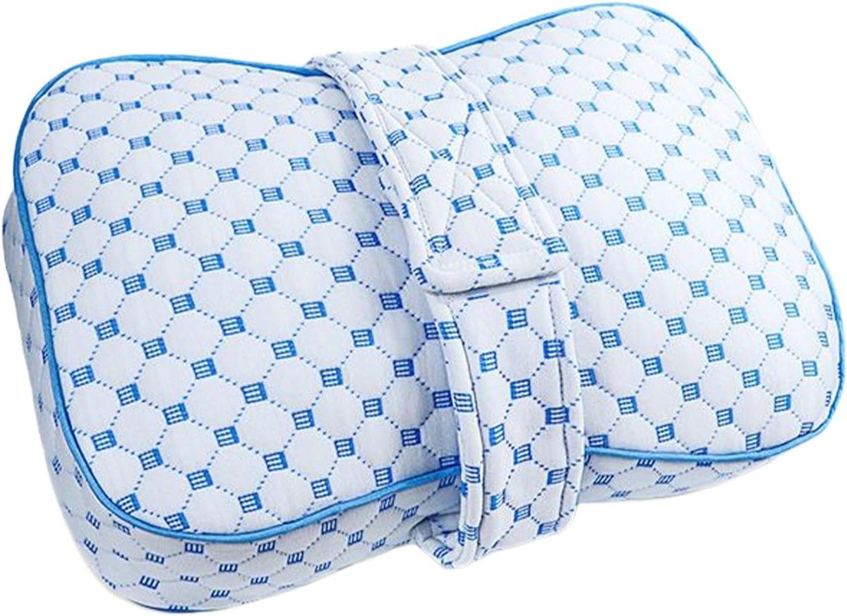 Knieslaapkussen - Beenkussen Zijslaper - Verbeterde Slaapuitlijning - Antislip Textuur - 35x23x10cm - Veelkleurig