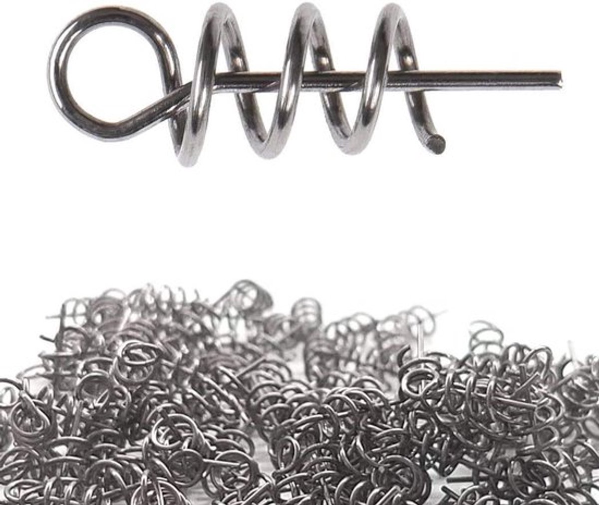 Vissen haak - Worm - Twist lock - 35 mm - Zachte lokken - Lente - Geschikt voor - Crank - 200 stuks