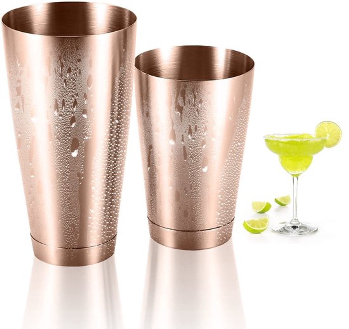 Cocktailshaker Roestvrij Staal - Cocktailshaker Set - Boston Shaker - Drankmixer - Duurzaam - Essentiële Gereedschappen