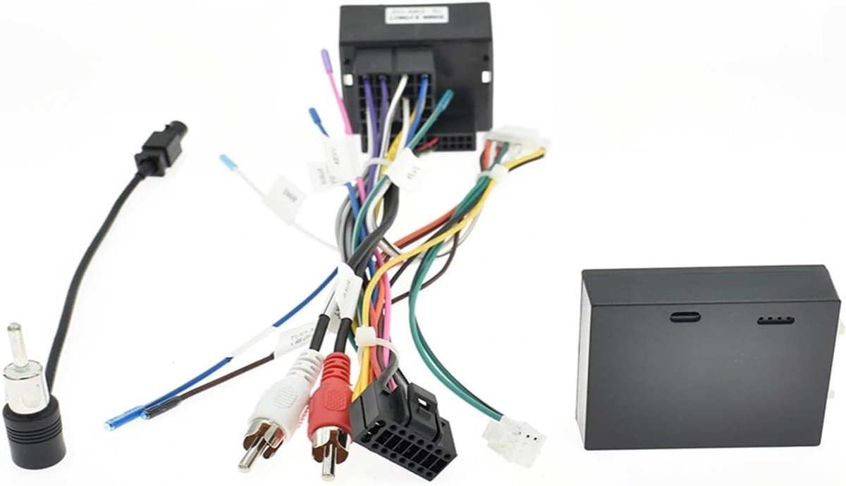 Kabelboom CANBUS Adapter - Autoradio Bedrading Opel - Auto Radio Installatie - Plug-en-play Decoder - 16 Pin - Zwart