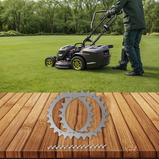 Robotmaaier Grip Spikes - Tractie Verbetering - Betere Grondgrip - Specifiek Ontworpen - 2 Stuks - Zilver — afbeelding 2