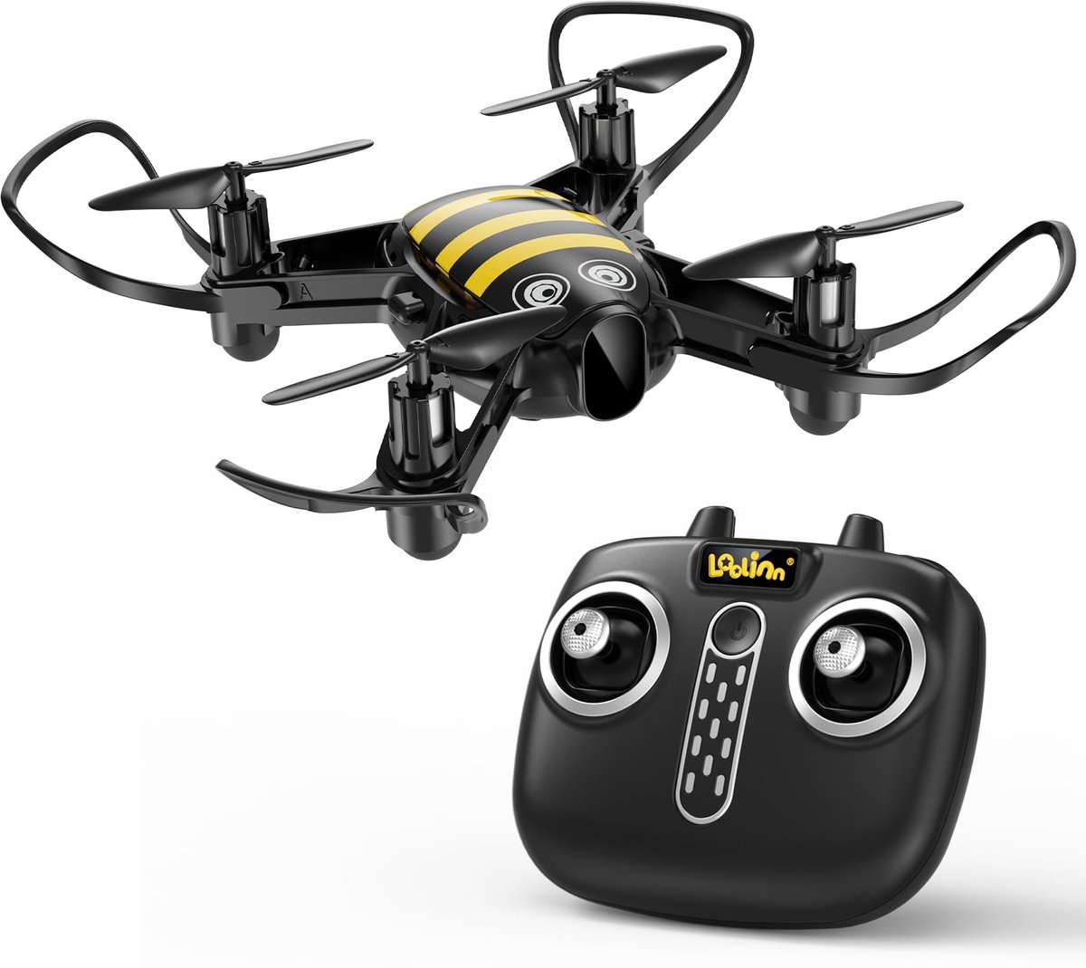 SnelShoppen - Drone voor Kinderen - Grappig Ontwerp, Eenvoudig te Besturen, Veilig, 360° Flip, Inclusief Oplaadstation en Twee Batterijen - Cadeau voo