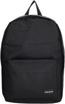 Unique Rugtas - Rugzak - Slijtvast & Tijdloos - School - Werk - Ruime Unisex Tas - Zwart