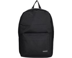 Unique Rugtas - Rugzak - Slijtvast & Tijdloos - School - Werk - Ruime Unisex Tas - Zwart