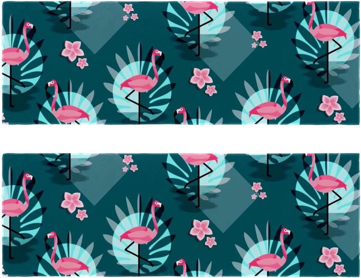 Microfiber Handdoek - Sporthanddoek Reishanddoek - Sport en Reizen - Sneldrogend Zweetabsorberend - 29.5 x 81.5 cm - Veelkleurig