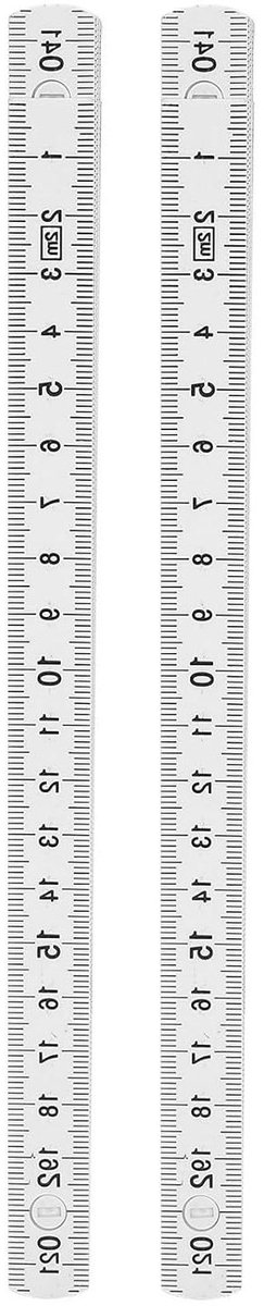 Vouwliniaal Houtbewerking - Meetlat Timmerman - Precisie Meten - Opvouwbaar Vergrendelingsmechanisme - 2 Meter - Grijs