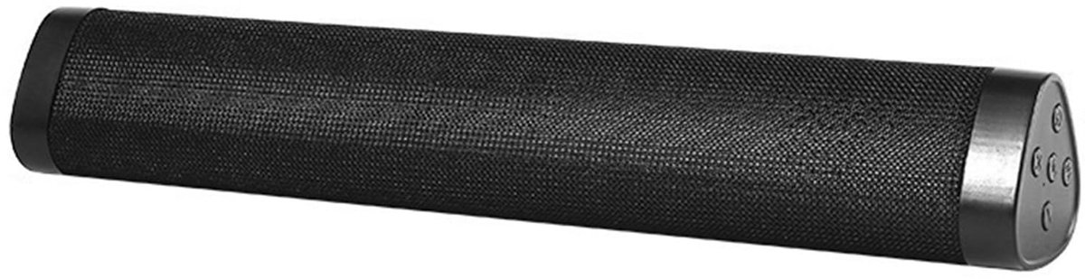 SnelShoppen - Bluetooth Soundbar Draadloze Luidspreker met Ingebouwde Subwoofer 17-Inch Compact Ontwerp voor Computer TV Lange Afspeeltijd Knoppenbedi