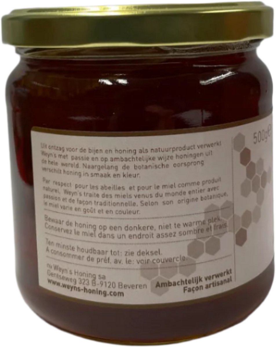 Amandelhoning Spanje - 500g - Weyn's - Honingpot