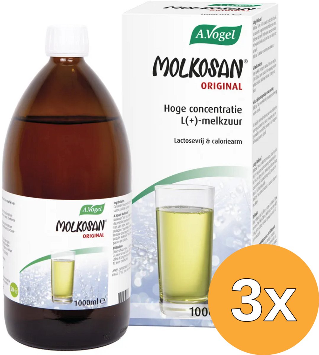 3x A.Vogel Molkosan (1000 ml)