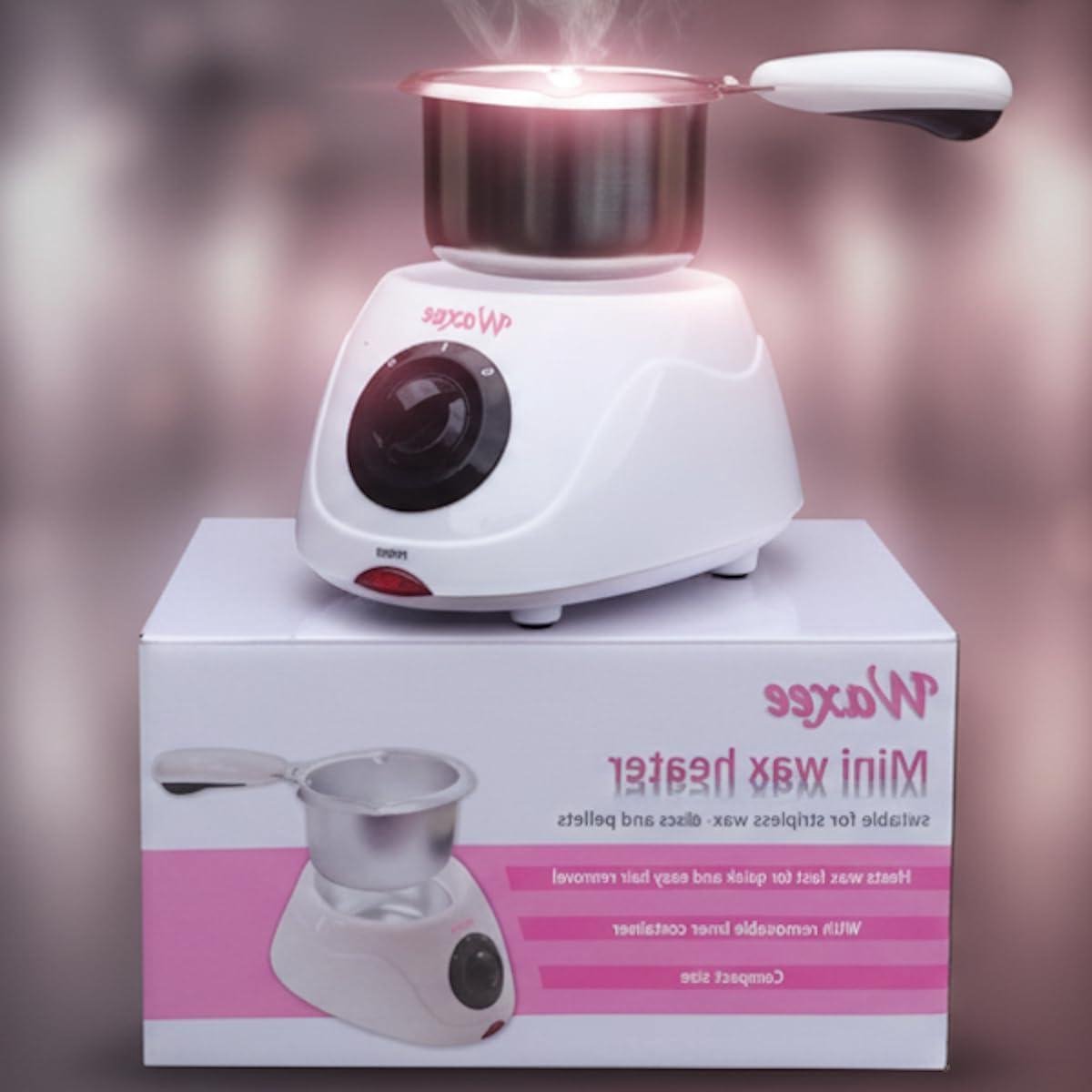 Mini Wax Heater - Harsverwarmer Waxapparaat - Ontharen Thuis - Compact en Snel - 14 x 18 x 8 cm