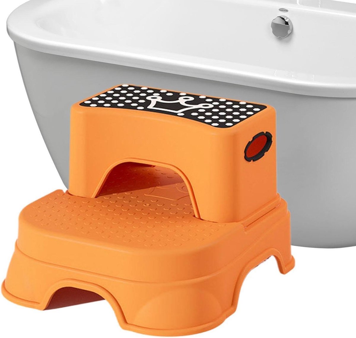 Kinder Opstapje - Hulpkruk Kinderen - Zelfstandig Wassen - Antislip Stabiliteit - 26 x 38 x 26 cm - Niet gespecificeerd