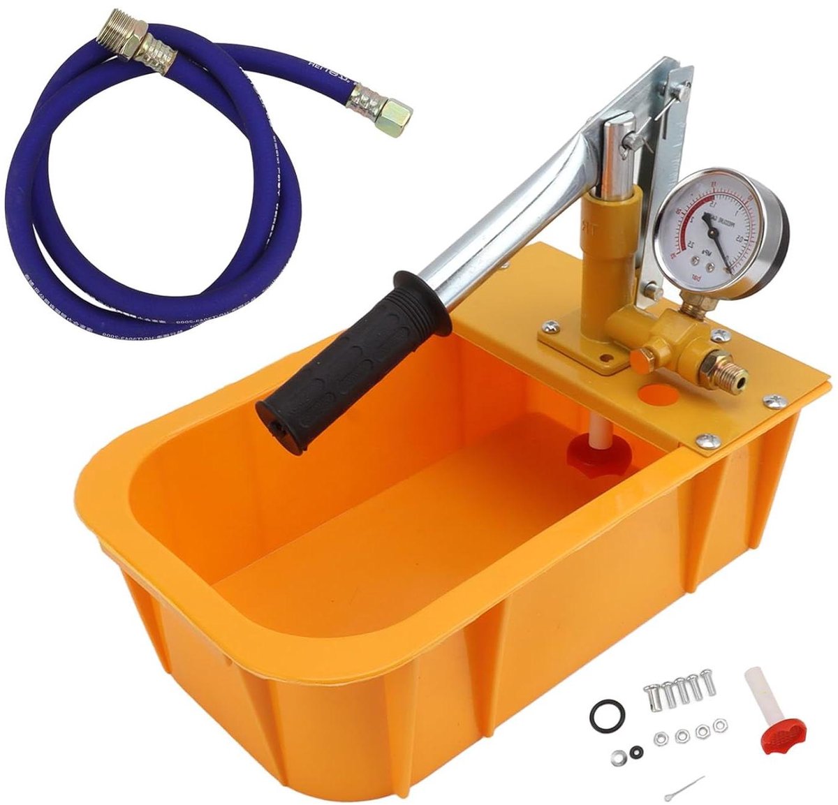 Hydrostatische Pomptester - Druktestpomp Lekdetector - Leidingen Testen - Handmatige Waterdrukpomp - 33 x 22 x 11 cm - Niet gespecificeerd