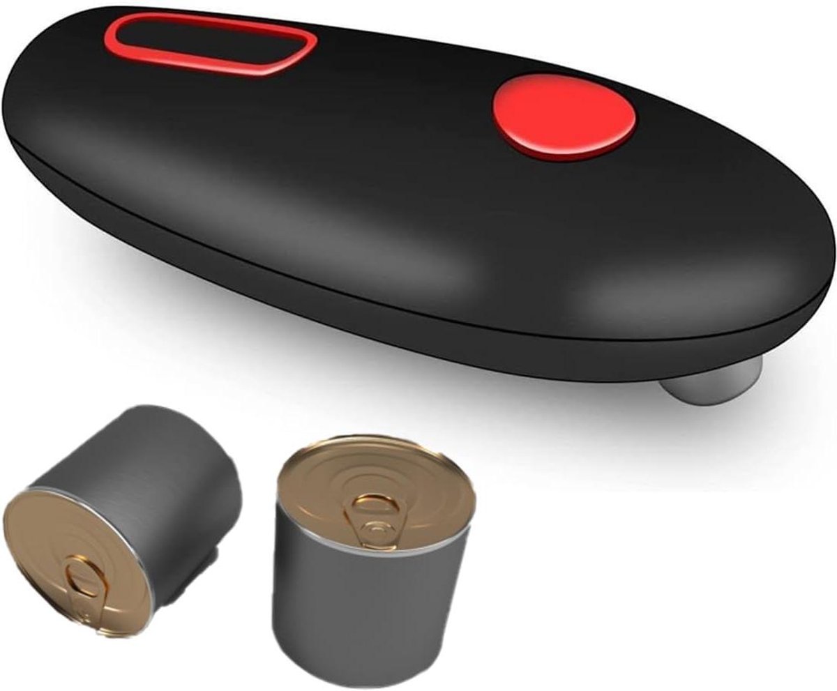 Elektrische Blikopener - Automatische Opener - Keuken Gemak - Draadloos Gebruik - 16.5 cm - Wit