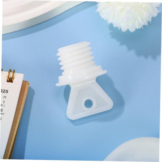 Warmwaterkruik Stopper - Afsluitdop Zak - Lekvrije Afsluiting - Eenvoudige Vervanging - 45 x 35 cm - Wit — afbeelding 3