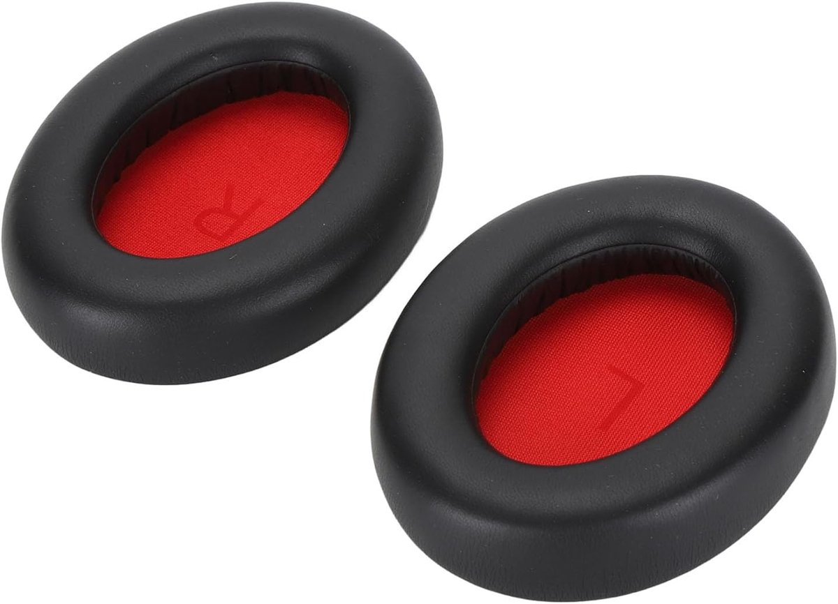 SnelShoppen - Vervangende Oorkussens voor Hoofdtelefoon, Earcushions van Echte Eiwitleer, Geluidsisolerend, Perfecte Pasvorm, Geschikt voor SonoFlow H