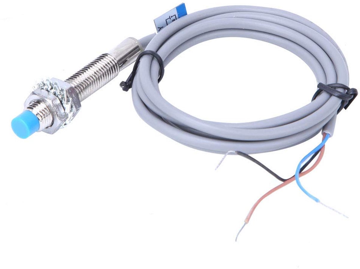 SnelShoppen - 10 Stuks Inductieve Naderingsschakelaar M8 DC 3-Draad PNP Normaal Open 6-36VDC - Betrouwbare Sensor voor Automatisering en Beveiliging