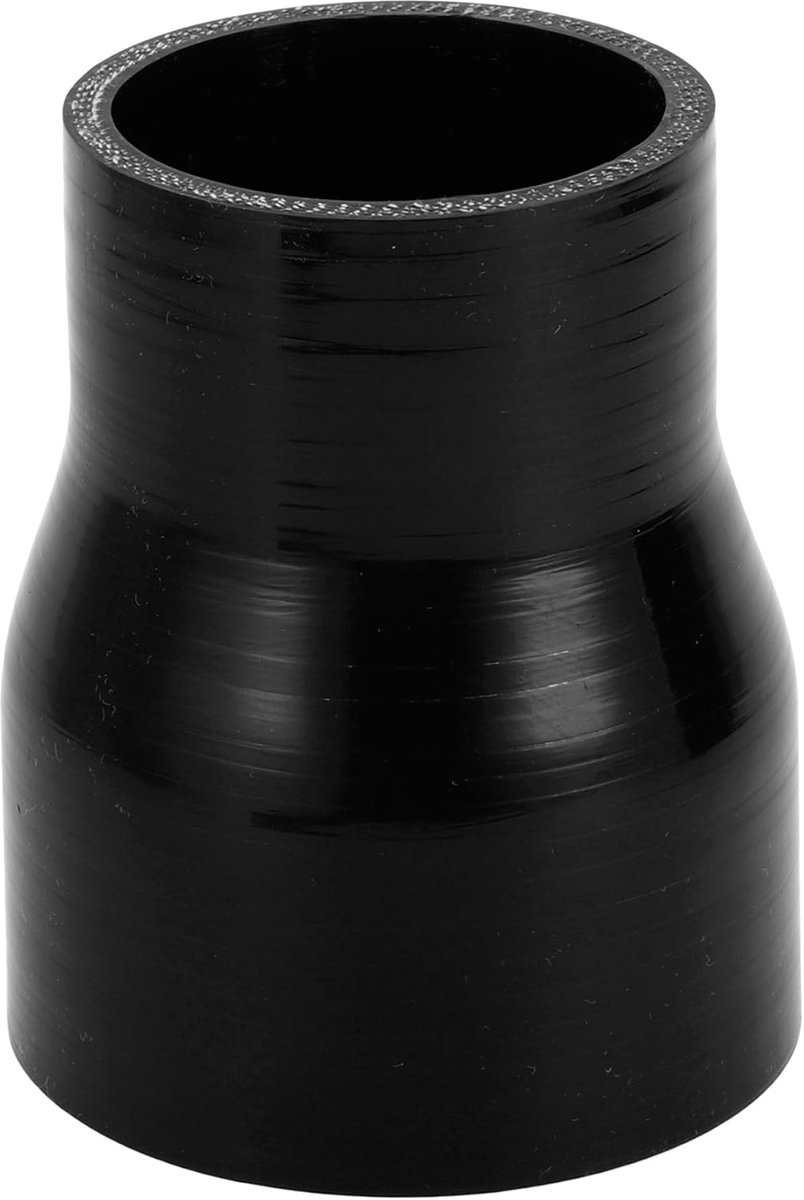 SnelShoppen - Silicone Slang Koppeling 60mm-80mm ID 100mm Lengte 0 Graad Zwart 4-Lagen 5mm Dikte Auto Koeling Slang Turbo Intercooler Buizen