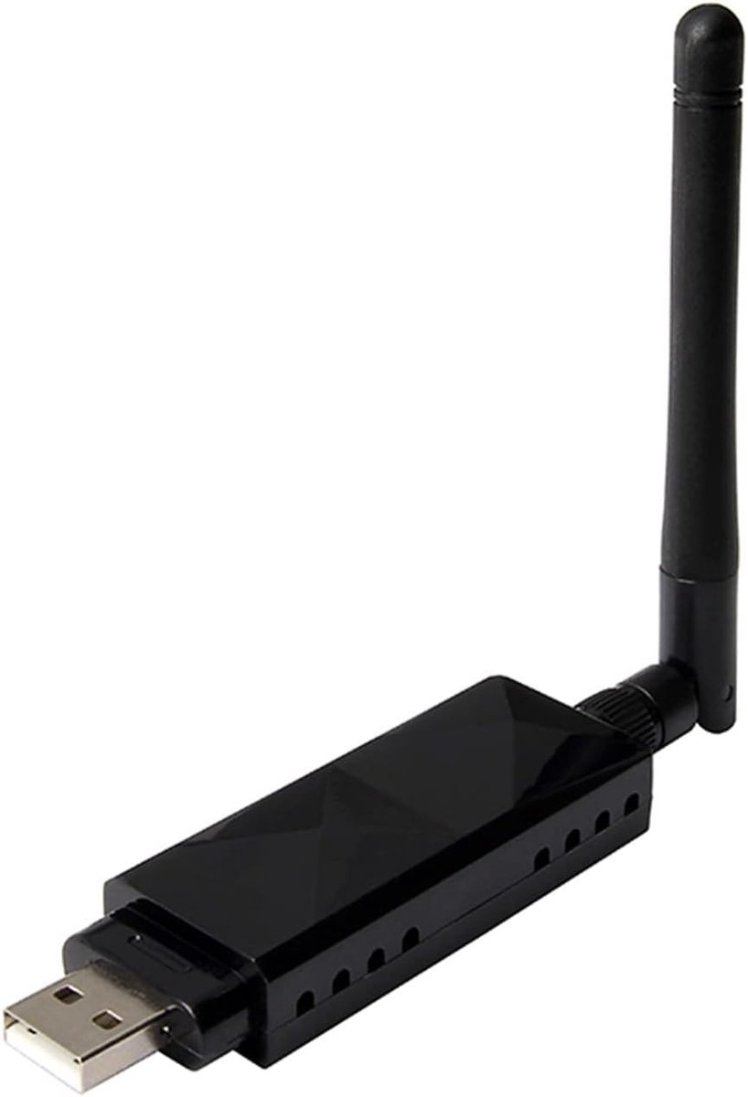 SnelShoppen - AR9271 USB WLAN Adapter met Antenne, Draadloze WiFi Dongle voor PC en Laptop, Compatibel met Windows 7/8/10, Verbeterde Signaalontvangst