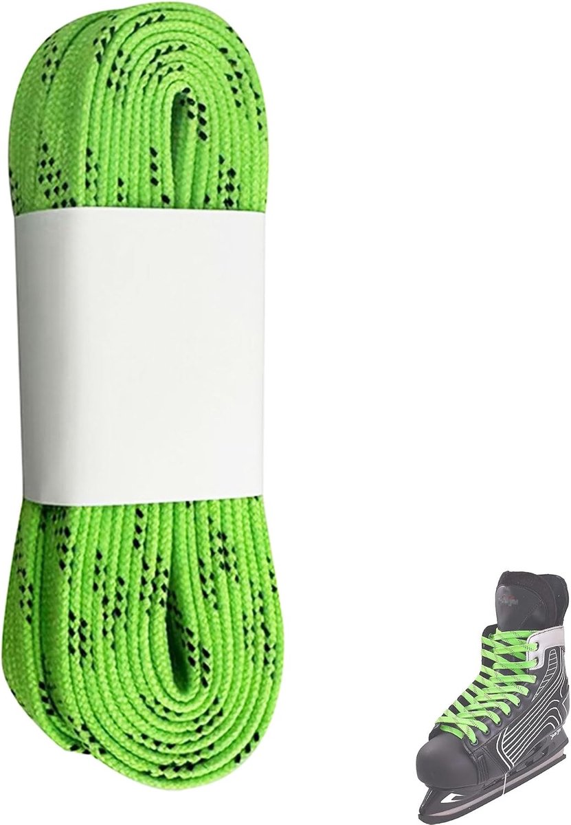 SnelShoppen - 2 Paar Professionele IJshockey Veters, 30 cm, Gewaxte Veters voor IJshockey, Schaatsen, Skaten, Koudebestendig, Waterdicht, Antislip