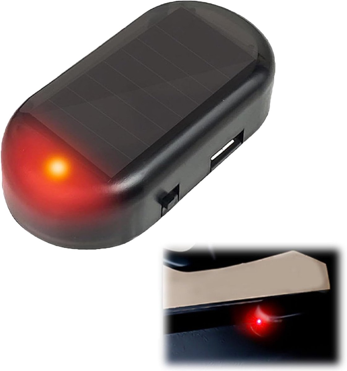 Auto alarm systeem - zonne-energie dummy alarm - knipperlamp - optimale beveiliging voor uw auto - SnelShoppen