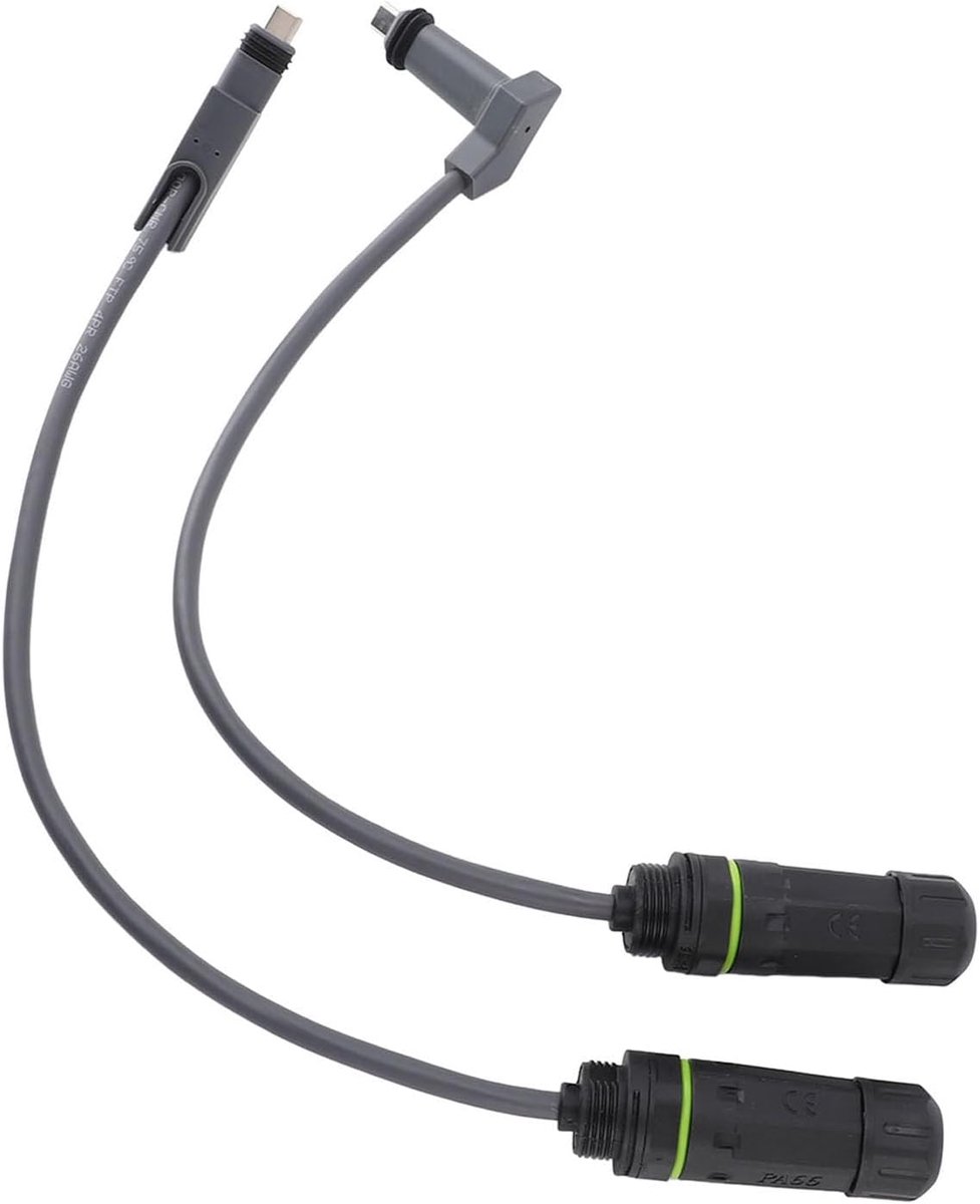 SnelShoppen - 1 Paar SPX Stekker Naar RJ45 Adapters, IP68 Waterdichte Kabel RJ45 Vrouwelijke Connectoren, 1200Mbps SPX Mannelijk Naar RJ45 Adapter Voo