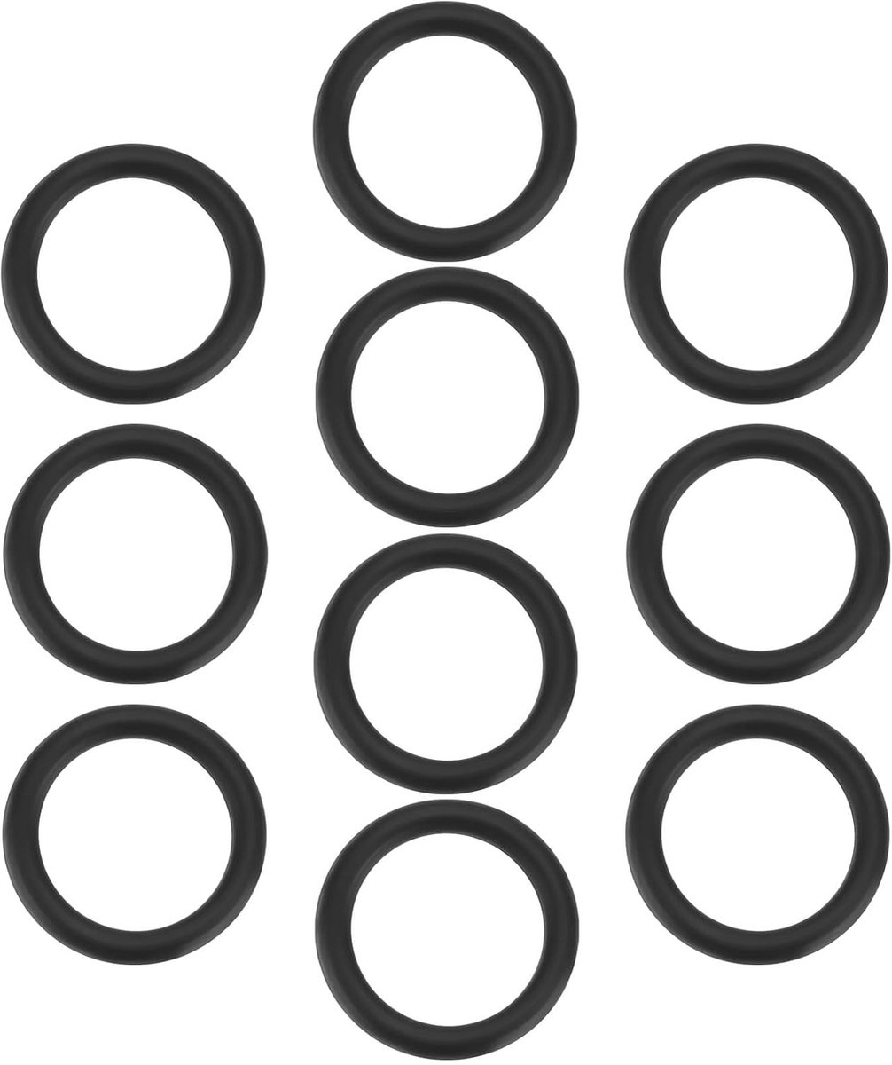 SnelShoppen - 10 Stuks Slanglans O-Ringen 14mm Buitendiameter, 2mm Draaddiameter, Nitril Rubber Afdichting voor Hogedrukreiniger, Duurzaam en Chemisch