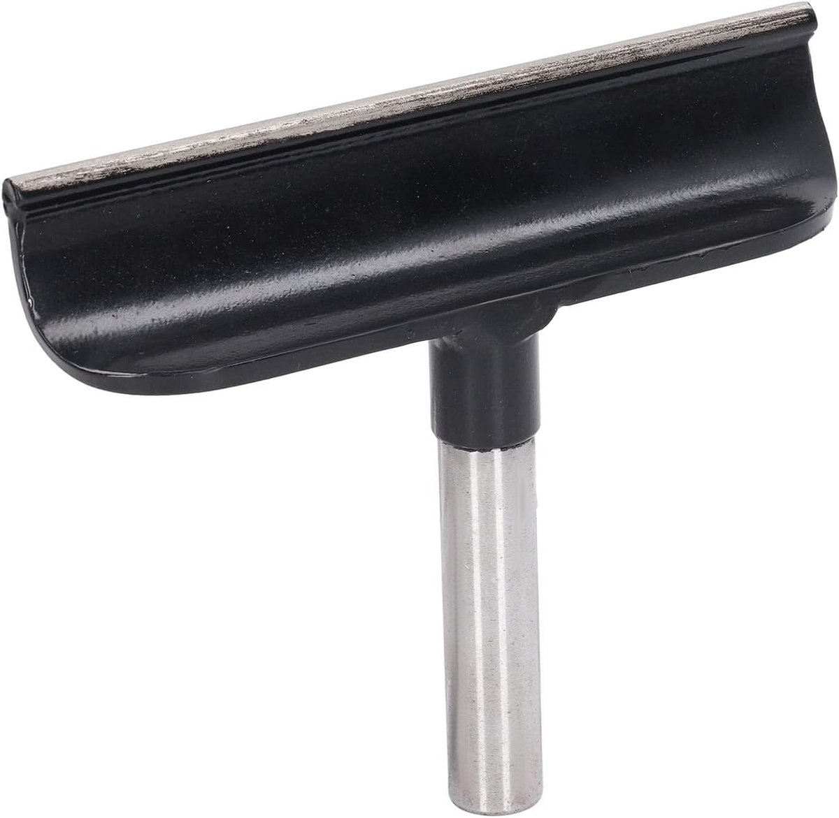 SnelShoppen - Lathe Tool Shelf, Houtdraaierij Gereedschap Houder 150 mm, Roestvrijstalen Gereedschap Plank Type T, Ronde Handgreep voor Doe-het-zelf P