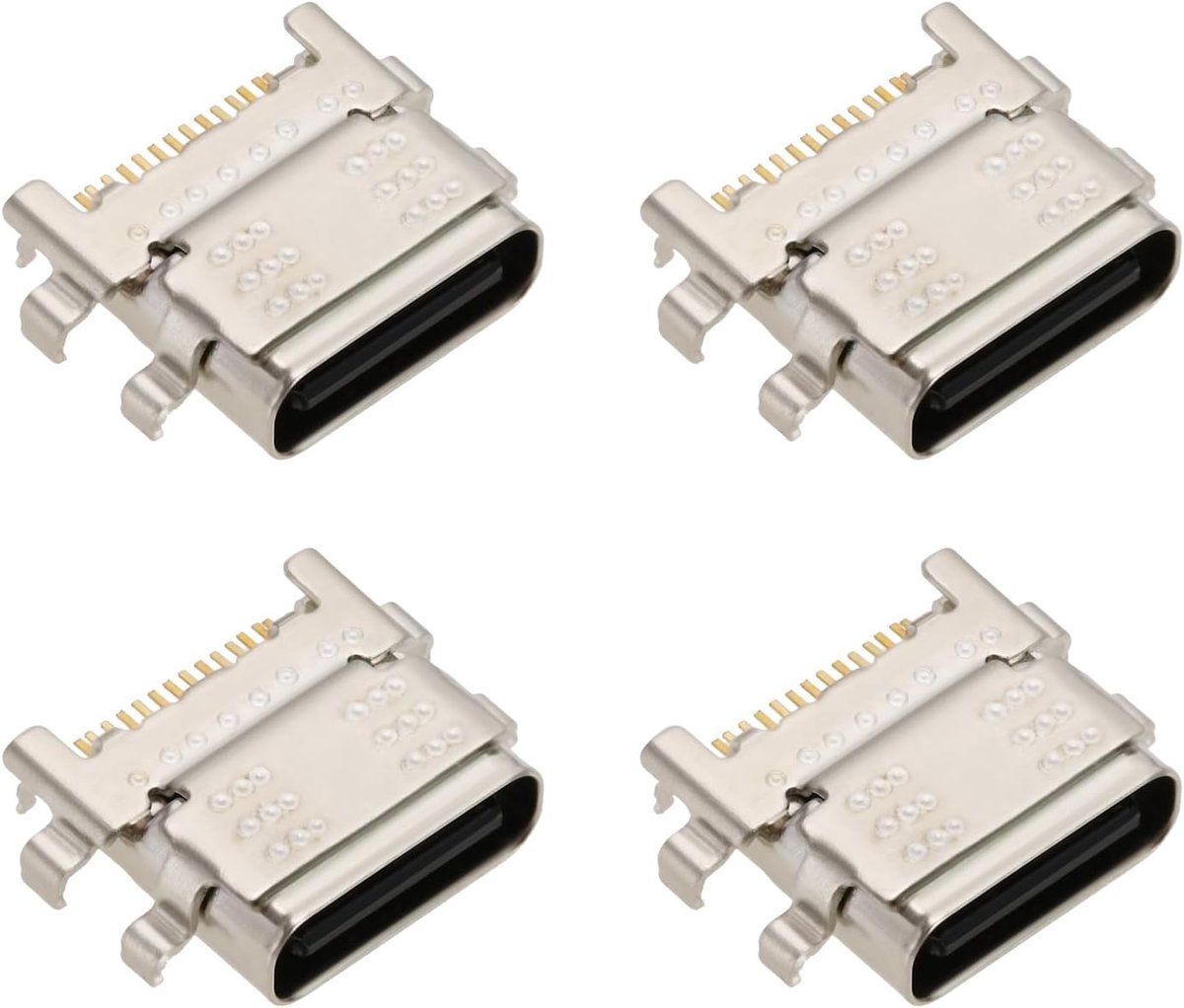 SnelShoppen - 4 Stuks Oplader Type C Dock Connector Vervangingsonderdeel Geschikt voor Kindle Fire HD10 2019 9e Generatie M2V3R5 - Hoge Temperatuur We